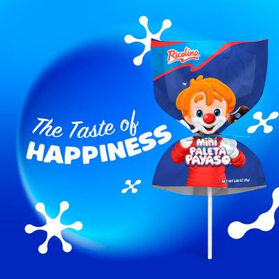 Ricolino Mini Paleta Payaso Chocolate Covered Marshmallow Lollipop (15 Count) - Candy Coated Marshmallows Lollipops - Mexican Candy Suckers, Hispanic Candy - Perfect for Birthdays, Gifts, and More