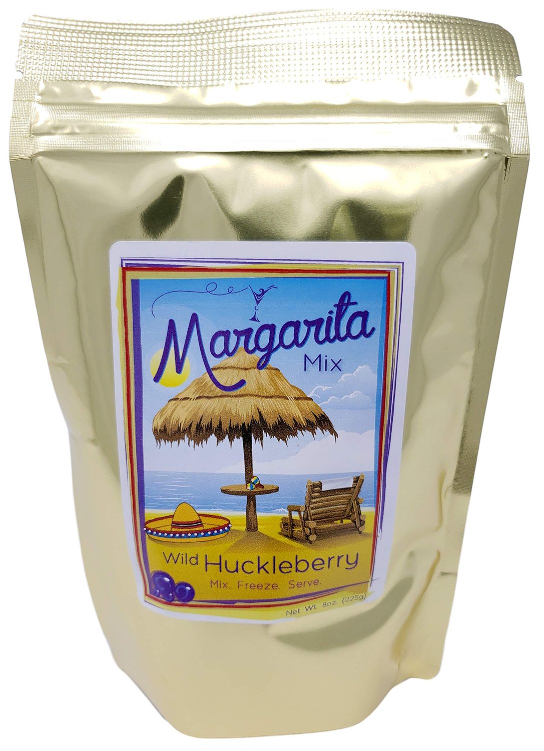 Wild Huckleberry Margarita Mix 8 oz, Made in USA