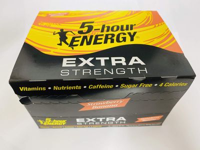 5-hour ENERGY Shot, Extra Strength, Strawberry Banana, 1.93 Ounce, 12 Count