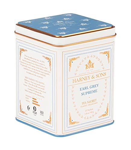 Harney &amp; Sons Earl Grey Supreme, Black Tea, 20 Sachets