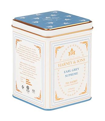 Harney &amp; Sons Earl Grey Supreme, Black Tea, 20 Sachets