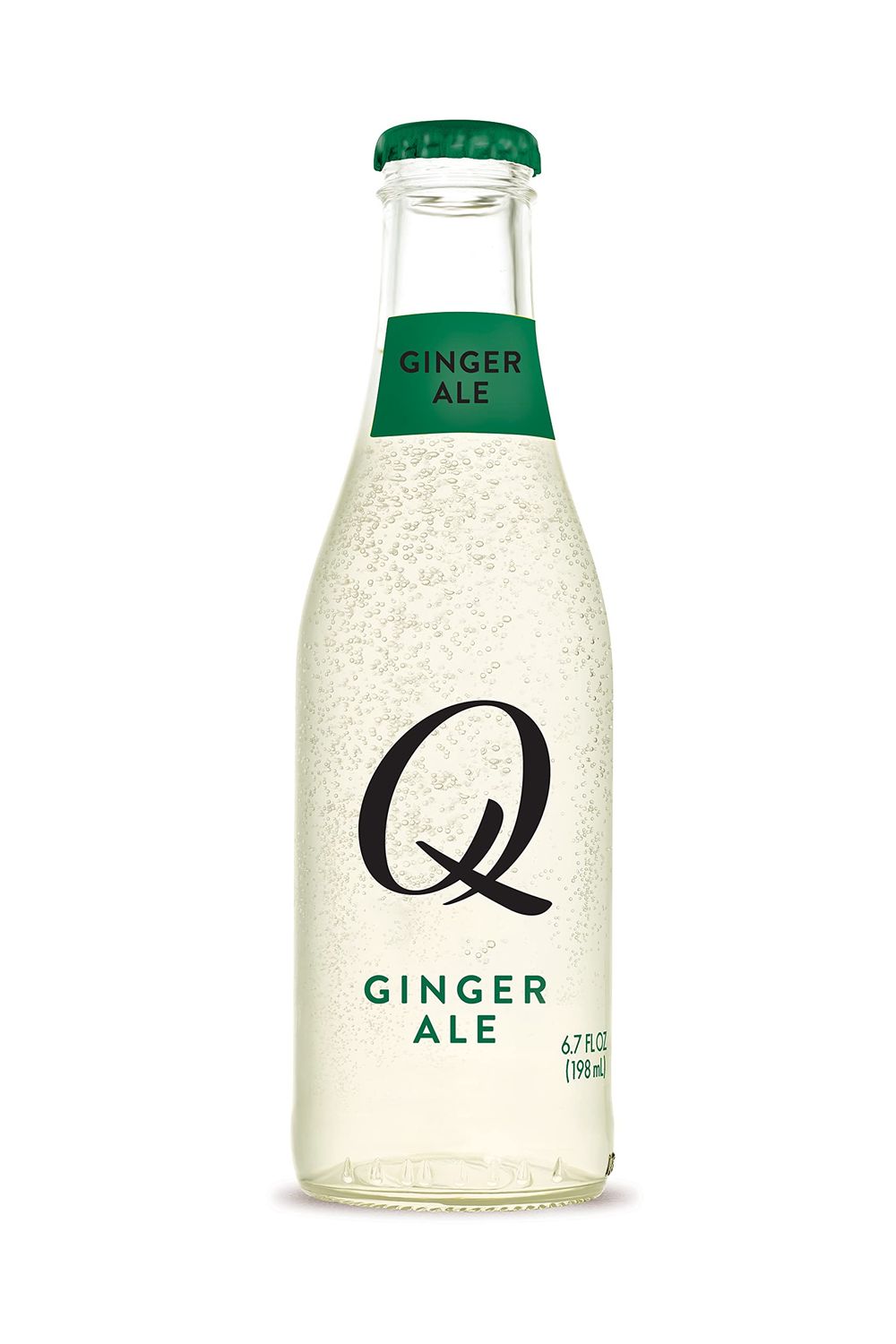 Q Mixers Premium Ginger Ale: Real Ingredients &amp; Less Sweet, 6.7 Fl Oz (24 Bottles)