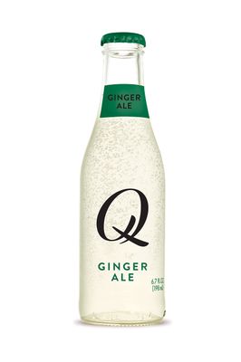 Q Mixers Premium Ginger Ale: Real Ingredients &amp; Less Sweet, 6.7 Fl Oz (24 Bottles)
