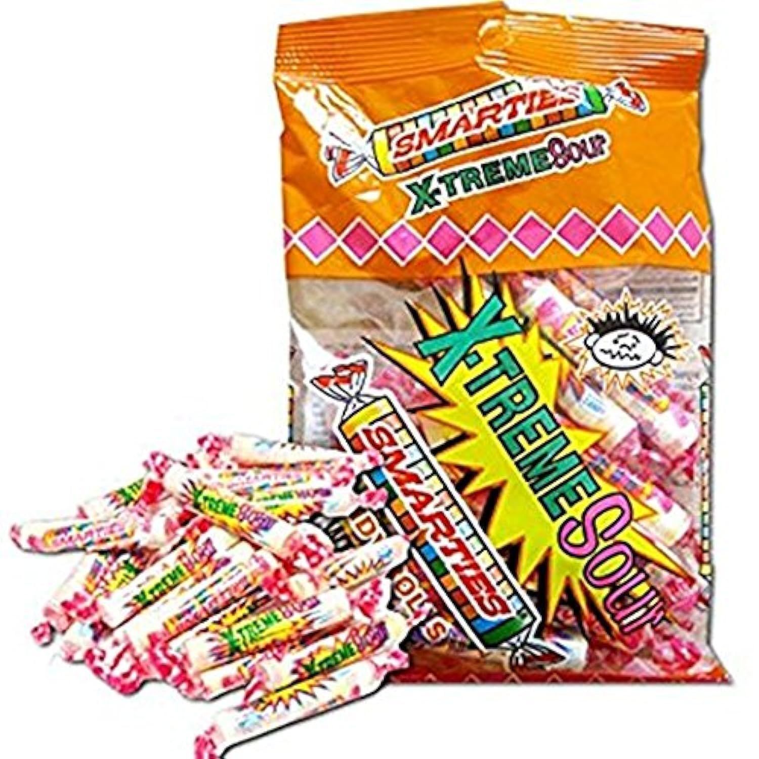 Smarties XTreme Sour Candy  2 Bags