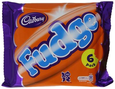 Cadbury Fudge 6 Bars (7 packs of Fudge 6 pack multipack, Total 42 Bars)
