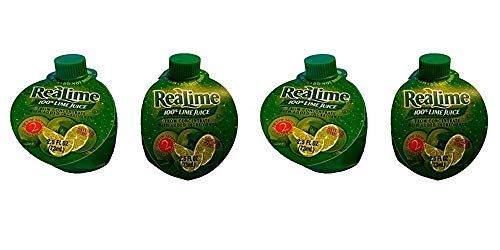 ReaLime Lime Juice | Lime Juice From Concentrate | 2.5 oz Each Bottle | Pack of 4