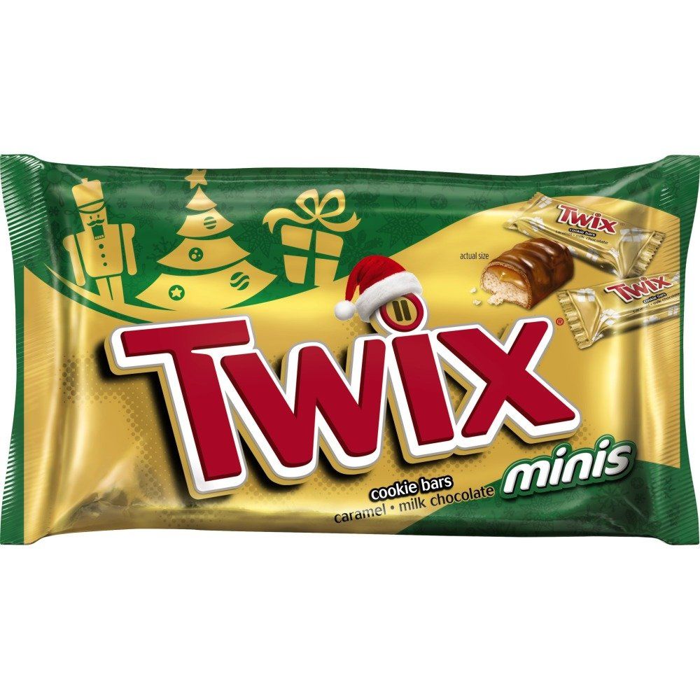 Twix Caramel Minis Chocolate Candy for the Holidays, 11.5 Ounce Bag