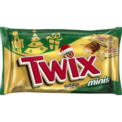 Twix Caramel Minis Chocolate Candy for the Holidays, 11.5 Ounce Bag