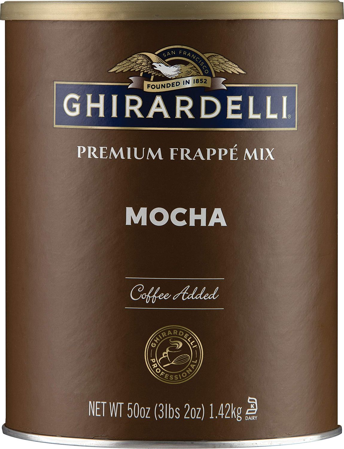 Ghirardelli Mocha Frappe, Powder, 3.12 lb