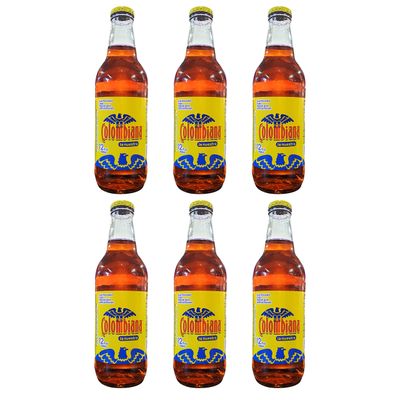Colombiana La Nuestra Kola Flavored Soda (6 Pack, Total of 72fl.oz)