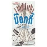 Glico Pocky Biscuit Sticks, Cookies &amp; Cream, 1.41 oz ( Pack of 10 )