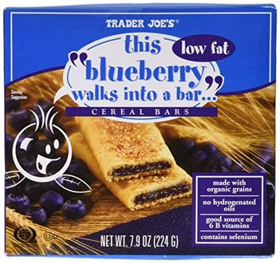 Trader Joe&#39;s Blueberry Cereal Bars 6 ct (Pack of 2)