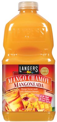 Langers Mango Chamoy, Mangoneada, Juice Cocktail, 64oz