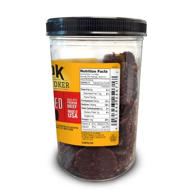 Tillamook Country Smoker Real Hardwood Smoked Silver Dollar Beef Jerky, Old Fashioned, 13 Ounce