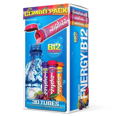Zipfizz Drink Mix Combo Pack (30 Ct.) Wholesale, Cheap, Discount, Bulk (1 - Pack)