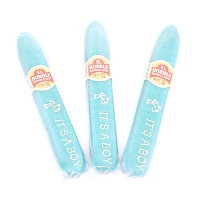 Dubble Bubble It's a Boy! Blue Bubble Gum Gender Reveal Cigars (Pack of 36)