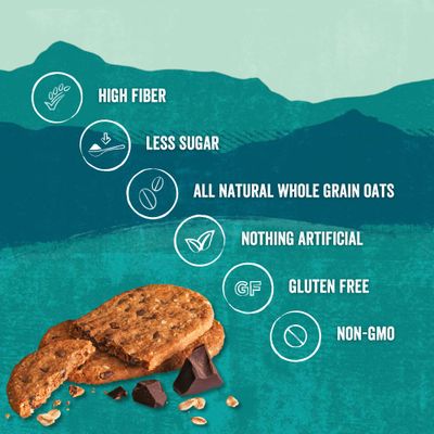 Nairn's Gluten-Free Chocolate Chip Oat Grahams - Healthy, Tasty and Safe for Celiacs. Perfect On-the Go Snack. High Fiber, No Artificial Colors, Flavors, or Preservatives, 5.64oz