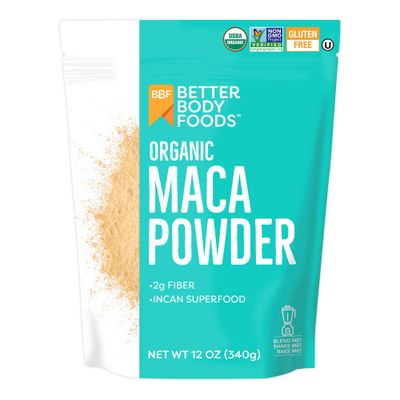 BetterBody Foods Organic Maca Powder, Non-GMO &amp; Gluten-Free, 12 Ounce