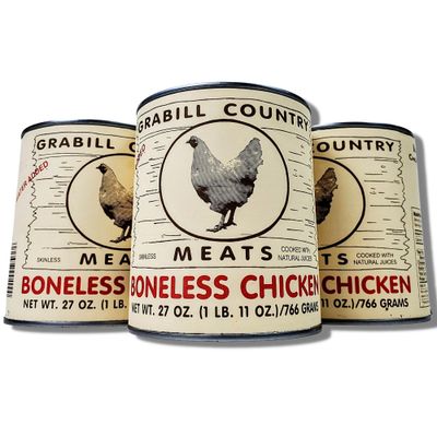 Grabill Country Meats Canned Chicken 27oz (Pack of 3)