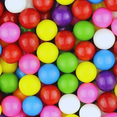 Gumballs for Gumball Machine - 0.5 Inch Mini Gumballs - 4 Lb Bulk Gum Balls for Kids - Gumball Machine Refills - 1040 Pcs Gumballs Bulk Pack - Chewing Bubble Gum for Kids