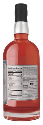 Dhos Bittersweet - Handcrafted Non-Alcoholic Aperitif With Flavors Of Rhubarb, Fruit & Bitter Herbs - Non-Alcoholic Spirit To Mix Delicious Mocktails - Keto-Friendly, Zero Sugar, Zero Proof - 750 ML
