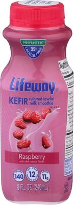 Lifeway Lowfat Kefir, Raspberry, 8 Ounce (Pack of 6)