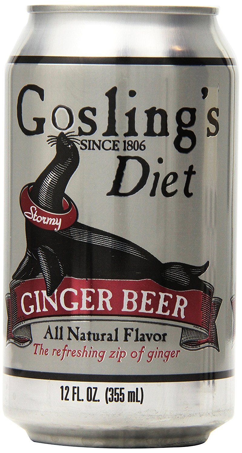 Gosling's Diet Ginger Beer 12 Oz. Can, 12 Count