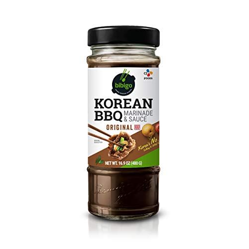 bibigo Korean Bbq Sauce, Original, 1.05 Pound (Pack of 6), (00056033)