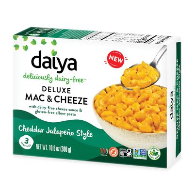 Daiya Dairy Free Gluten Free Cheddar Jalapeo Style Vegan Mac and Cheese, 10.6 Ounce (Pack of 8)