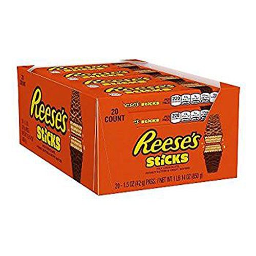 Product Of Reeses, Sticks Peanut Butter Bars, Count 20 (1.5 oz) - Chocolate Candy / Grab Varieties &amp; Flavors