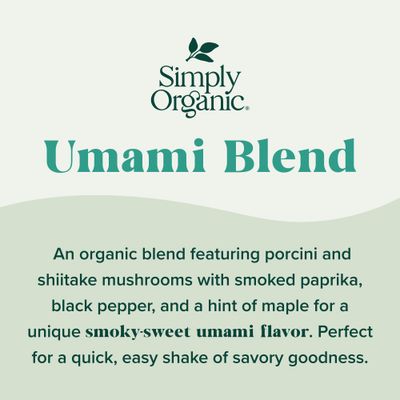 Simply Organic Roasted Garlic &amp; Herb Umami Blend, Organic, 2.19 Ounce