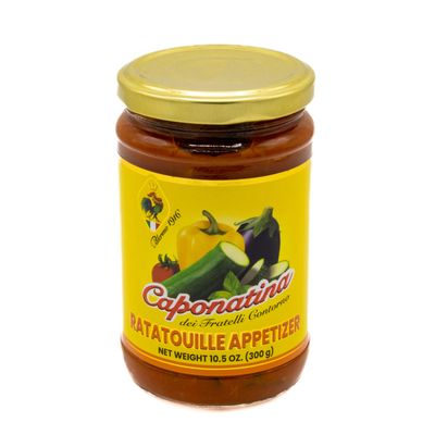 Contorno Caponatina Ratatouille Appetizer 10.5 oz Great for Bruschetta Made in Italy