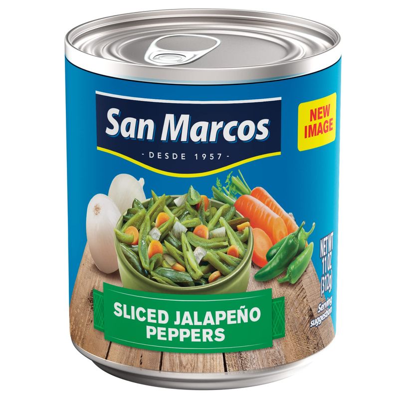 San Marcos Sliced Jalapeno, 11 oz (Pack of 12)