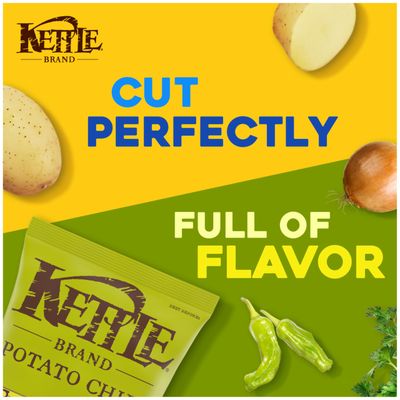Kettle Brand Potato Chips Pepperoncini, 7.5 Oz