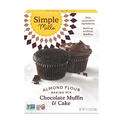 Simple Mills, Almond Flour Baking Mix Chocolate Muffin &amp; Cake, 11.2 Ounce