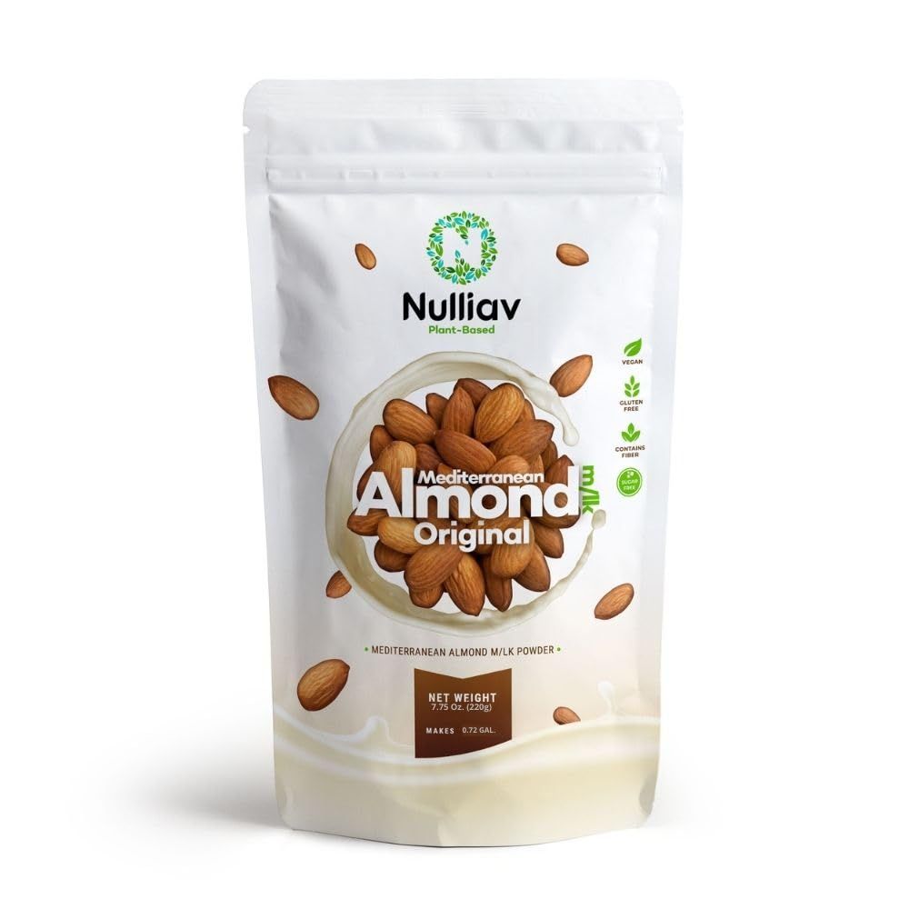 NULLIAV | Mediterranean Almond Milk Powder Original 7.75 Oz.