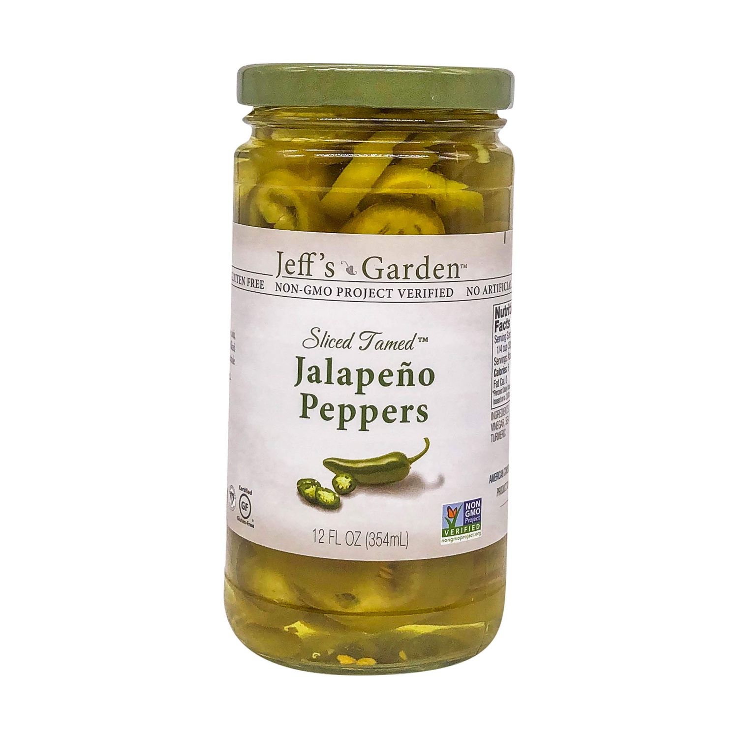 Jeff&#39;s Naturals Sliced Tamed Jalapeno Peppers, 12 oz