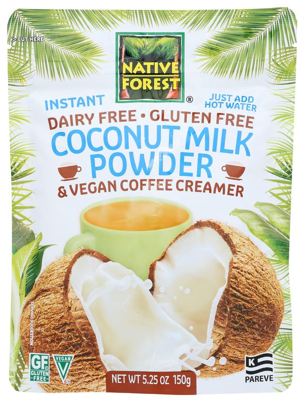 Native Forest Coconut Milk Powder - Coconut Powder, Coconut Cream Powder, Coconut Creamer Powder, Coconut Milk Creamer, Vegan Creamer - 5.25 Ounce