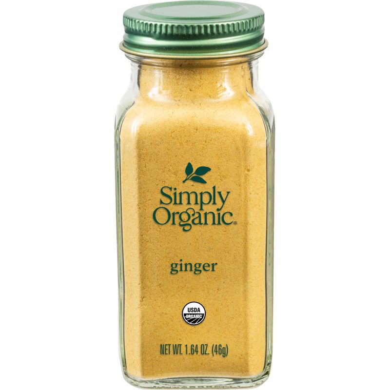 Simply Organic Ground Ginger Root, 1.64 Ounce, Non ETO, Non Irradiated, Non GMO, Complements Both Sweet &amp; Savory Dishes