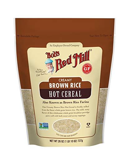 Bob&#39;s Red Mill Creamy Rice Farina Hot Cereal, Brown, 26 Ounce