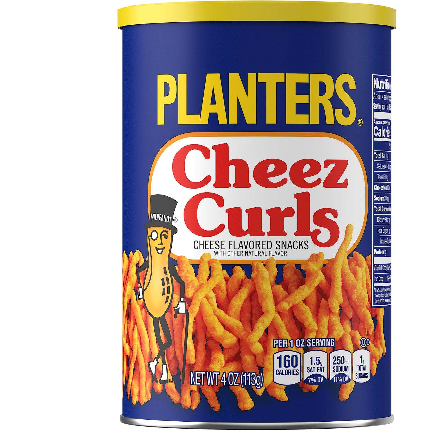 Planters Cheez Curls Cheese Flavored Snacks 4 Oz