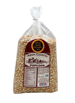 Amish Country Popcorn | 6 lb Bag | Popcorn Kernels | Small and Tender | Old Fashioned, Non-GMO and Gluten Free (6 Pound (Pack of 1), Extra Large Caramel)