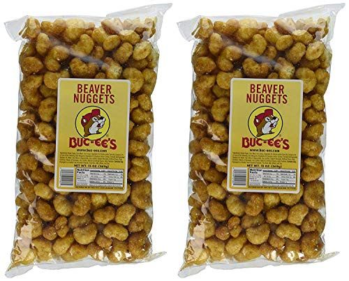 Buc-ee&#39;s Famous Beaver Nuggets Sweet Corn Puff Snacks, 13 Ounces (Pack of Two 13 Ounce Bags - 26 Ounces Total))