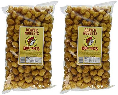 Buc-ee&#39;s Famous Beaver Nuggets Sweet Corn Puff Snacks, 13 Ounces (Pack of Two 13 Ounce Bags - 26 Ounces Total))