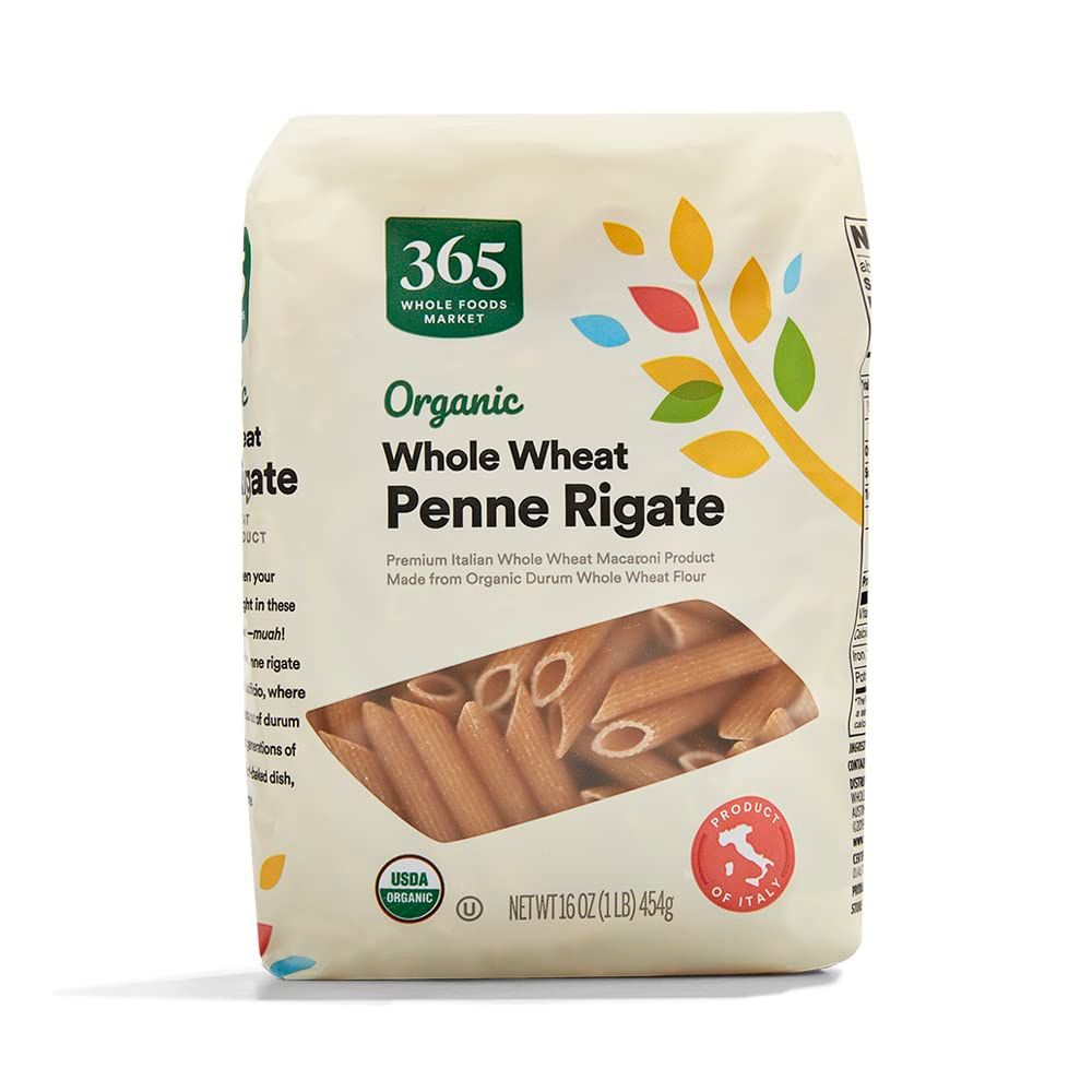 365 by Whole Foods Market, Organic Whole Wheat Penne Rigate, 16 Ounce
