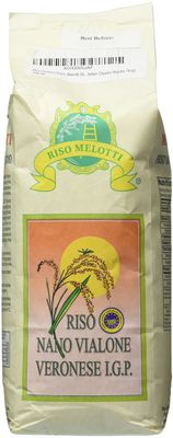 Riso Vialone Nano Melotti I.G.P. | Italian Premium Quality Risotto Rice | 2.2lb (1kg)