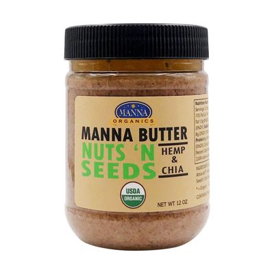 MANNA ORGANICS Nuts &#39;n Seeds Butter, 12 OZ
