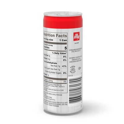 illy Ready To Drink Coffee - Cold Brew Cans - 100% Arabica Coffee - Smooth &amp; Refreshing Taste - Convenient, Easy to Carry Coffee Drink - 8.5 oz., 12 Pack