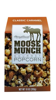 Harry &amp; David Moose Munch Gourmet Popcorn Classic Caramel 10 oz Package