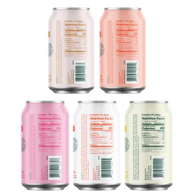 OLIPOP - 5-Flavor Soda Variety Pack, Healthy Soda Sampler, Prebiotic Soft Drinks, Supports Digestive Health &amp; Gut Health, 9g of Dietary Plant Fiber, Low Calorie, Low Sugar, Vegan (12 oz, 5-Pack)